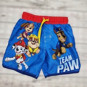Nickelodeon Paw Patrol Toddler Boy's Swim Trunks Size 3T Shorts